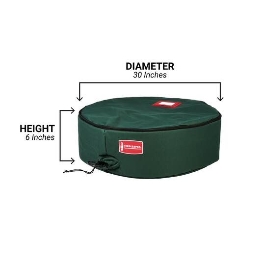 TreeKeeper Padded Christmas Wreath Storage Container